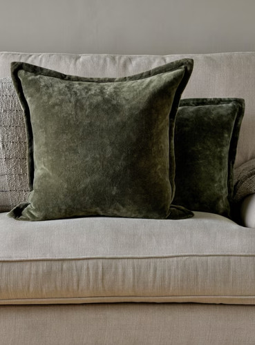 Nkuku square velvet cushion - velvet,