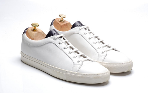 Loake white calf leather - calf,