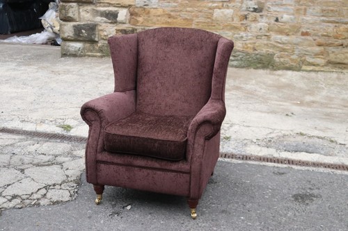 Accent high back - back, fabric