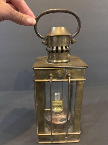 Vintage british brass - british, lantern