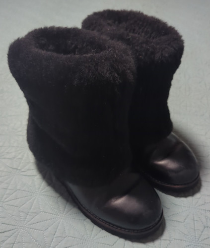Ugg maylin black leather - maylin,