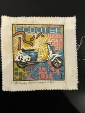 Scooter Rally Patch Paddy Smith 1990 Blackpool  Run 90 (298)