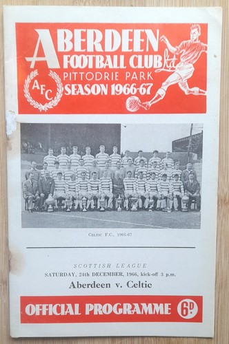 Aberdeen celtic 1966 - celtic, 1966/1967