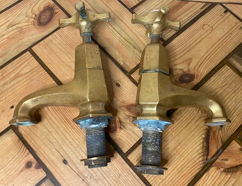 Pair antique solid - antique,