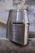 Medieval Crusader Great Helmet