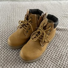 Brown Leather Boots In BRAND