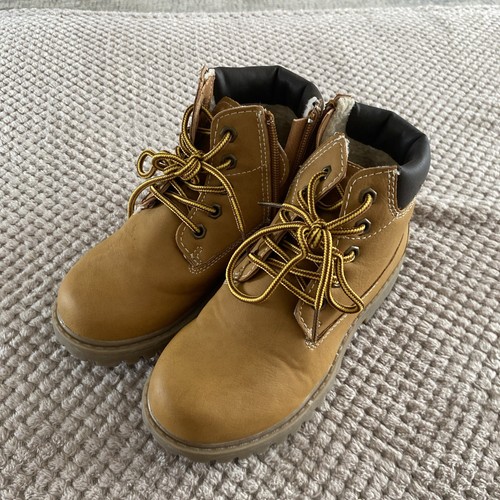 Brown leather boots brand - leather,