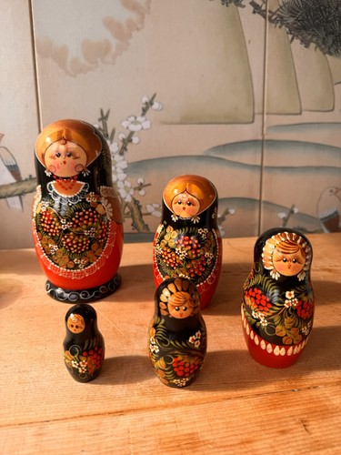 Wooden russian nesting - russian,