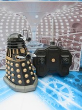 DOCTOR WHO FIGURE Black Gold Remote Radio Controlled RC Battle Dalek 5.5” Scale