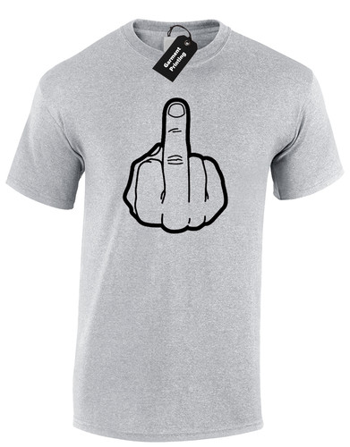 Middle finger mens shirt - middle,