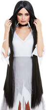 Long Black Straight Gothic Wig