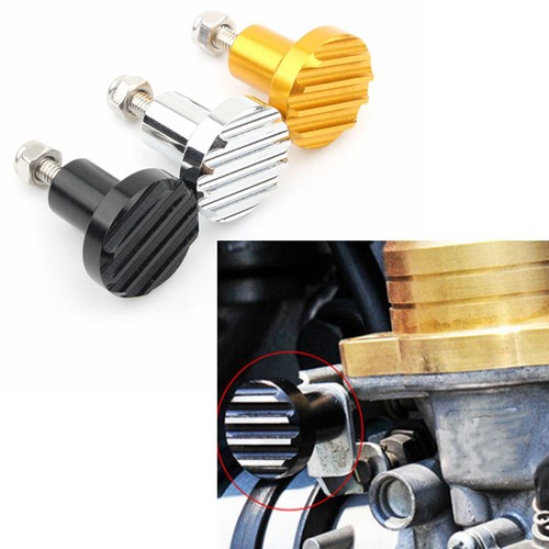 Black carburetor choke knob - black,