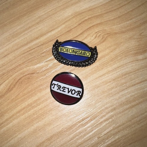 Bolongaro trevor enamel pin - bolongaro,