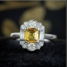 Platinum sapphire and diamond