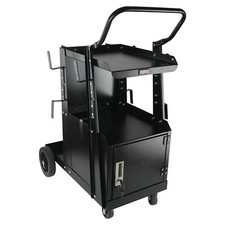 VEVOR Welding Cart Welder Mig Arc Tig Storage Trolley w/ Lockable Cabinet 120kg