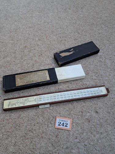 Vintage unique slide rule with - rule,