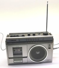 Vintage Ferguson 3T26 Portable Stereo Radio Cassette Player.