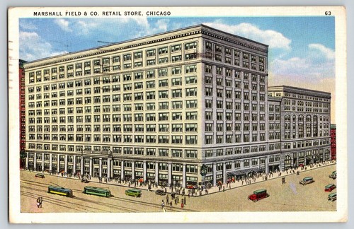 Postcard marshall field co - postcard, &