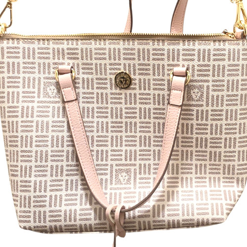 Anne klein logo print satchel - anne,