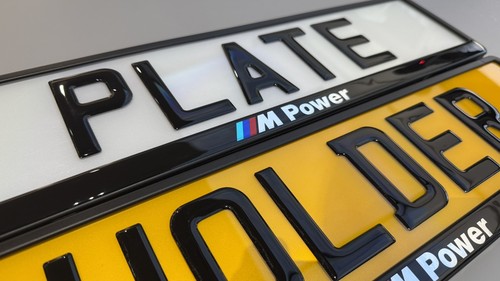 Bmw gel show plates - 2, 3d
