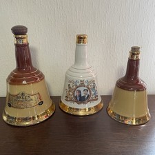 Vintage Wade Bells Scotch Whisky Decanters 3 Of