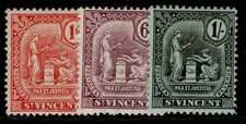 ST. VINCENT GV SG99-101, 1909