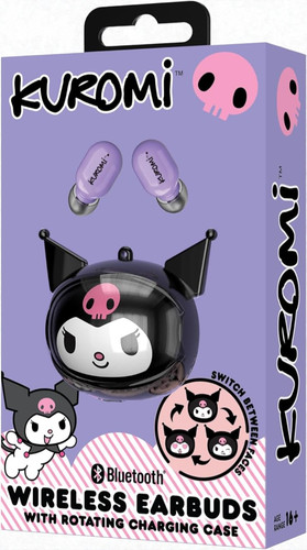 Kuromi wireless earbuds with - kuromi,