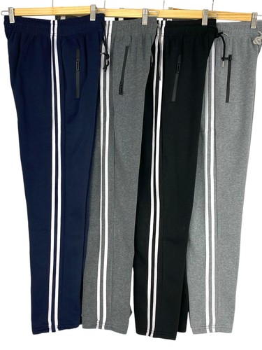 Mens fleece lined striped - fleece,