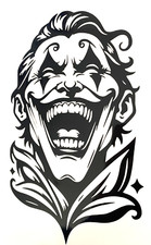 1x Joker Face Decal Vinyl