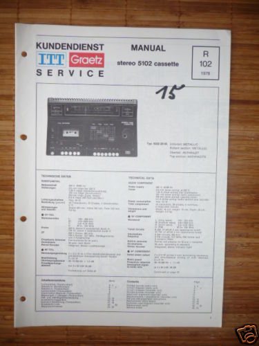 Service manual itt graetz - service, itt/graetz