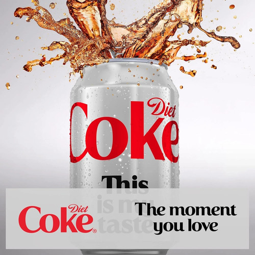 Diet coke soft drink cans - drink,
