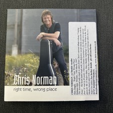 PROMO Chris Norman - Right Time, Wrong Place 2007 Uk Cdr Single