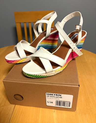Dune kyrin leather wedge - dune,