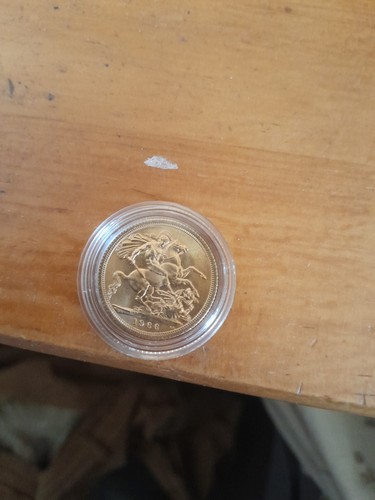 1966 full sovereign coin - sovereign,