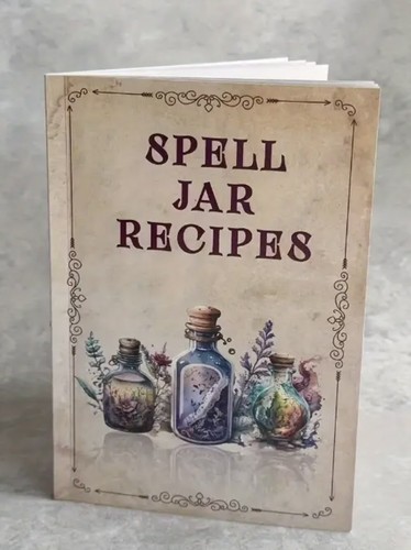 Spell jar recipe book pages - book, 61