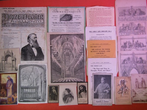 Victorian christian ephemera - victorian,