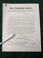 WW1 1916, 9th Btn Royal