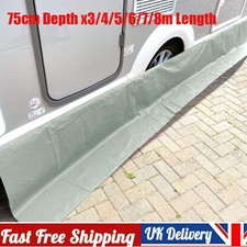 Caravan awning draught - awning,
