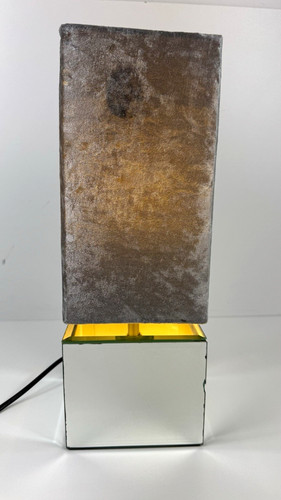 Vintage mirrored glass table - vintage,