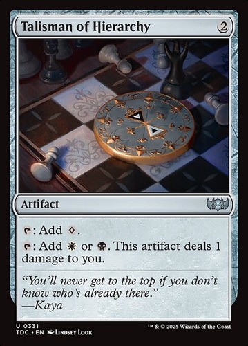 Mtg talisman hierarchy - ~, of