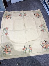 Vintage Embroidered tablecloth
