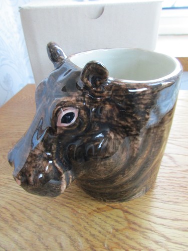 Quail ceramics hippo desk tidy - ceramics,