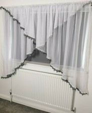 Tape Top Voile Net Curtains