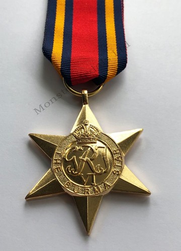 Ww2 burma star replacement - ww2,