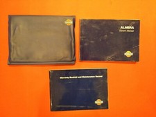 2000 -2003 Nissan Almera Owners Manual Handbook Service Book, Wallet 2001