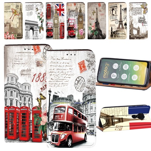 Printed leather stand cover - pu,