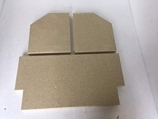 COMPLETE FIRE BRICK SET TO SUIT CLEARVIEW 650 STOVE, 30mm THICK