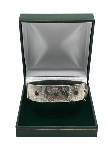 Fine silver bangle 3 - bangle,