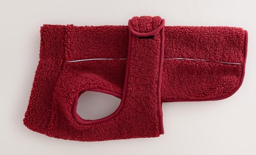 Bnwt red borg dog coat - bnwt,