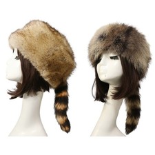 Fashion Plush Flat Top Hat for